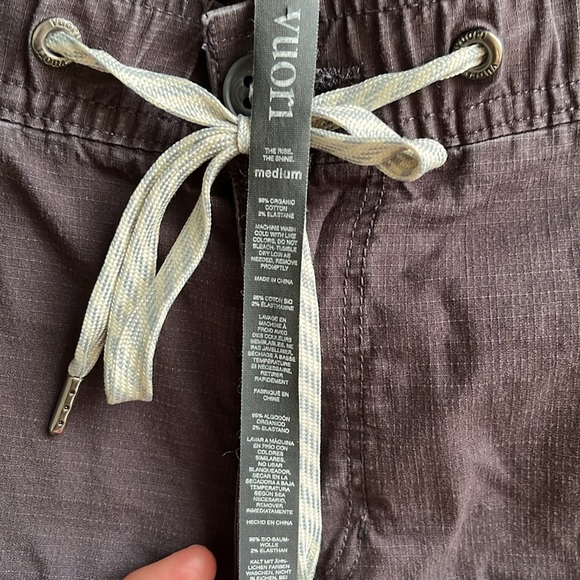 Vuori Ripstop Climber Pant Organic Cotton Gray Charcoal Size Medium - Picture 5 of 6